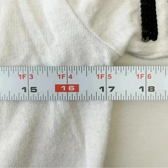 PINK Victoria’s Secret Sequin Top 3/4 Sleeve Baseball Tee White Black  Size XS - Picture 11 of 16